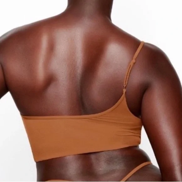 NWT Skims Fits Everybody One Shoulder Bralette in Copper Small - Picture 5 of 8